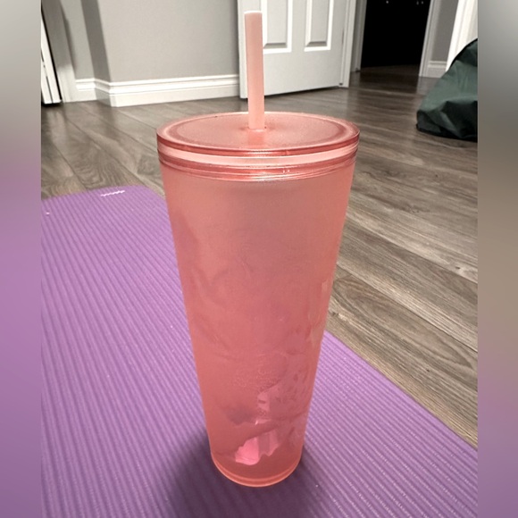 BNWT Starbucks Venti Siren Soft Touch Copper Rose Gold Tumbler - Picture 1 of 3